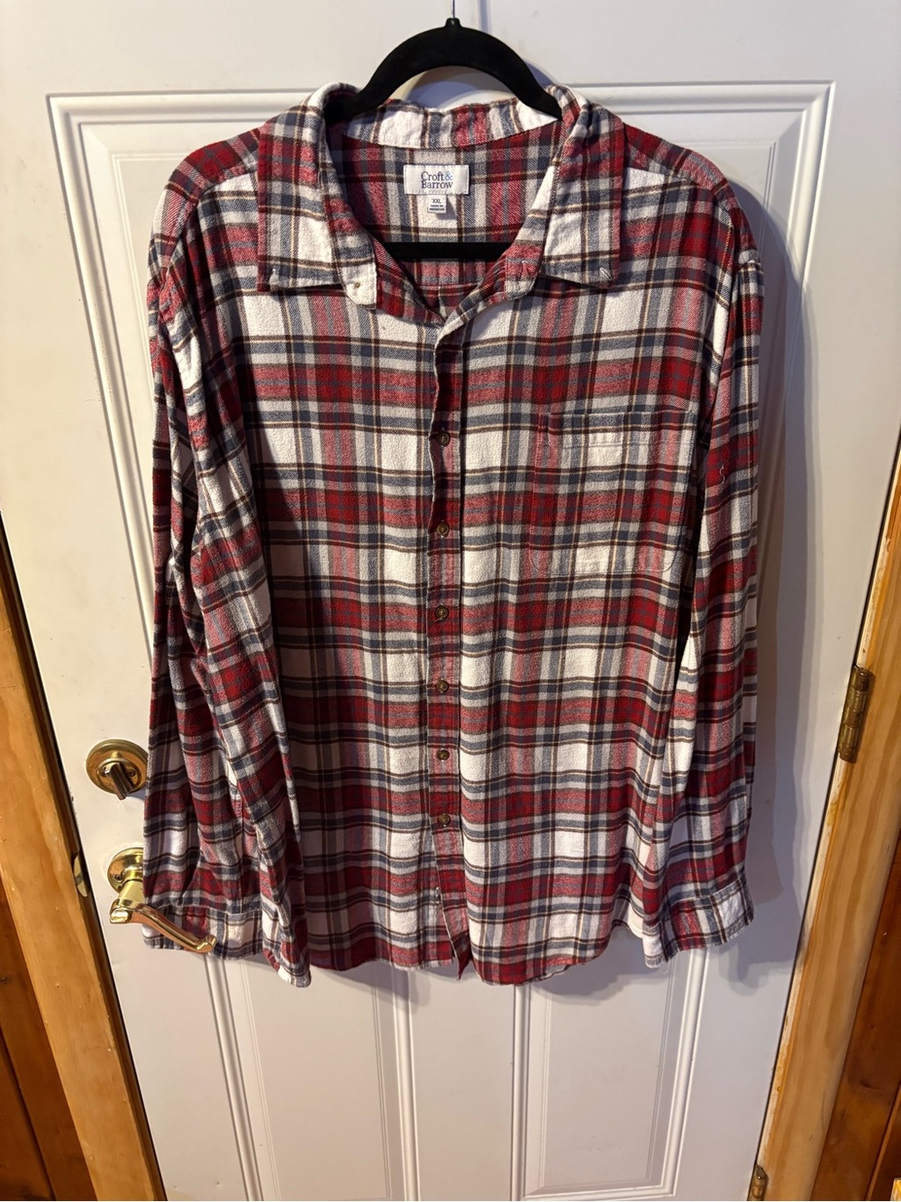 100) Croft&Barrow Flannel size XXL